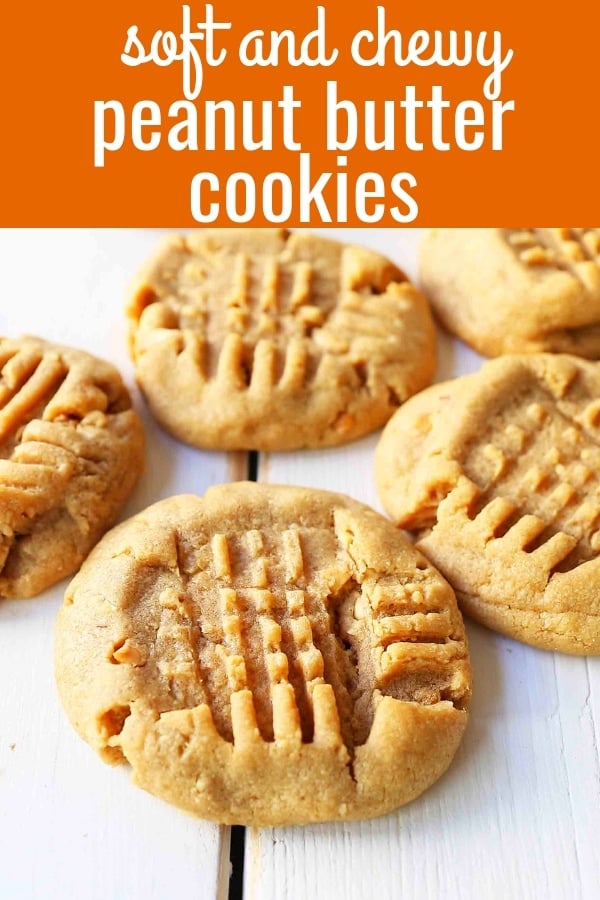 soft chewy peanut butter cookies