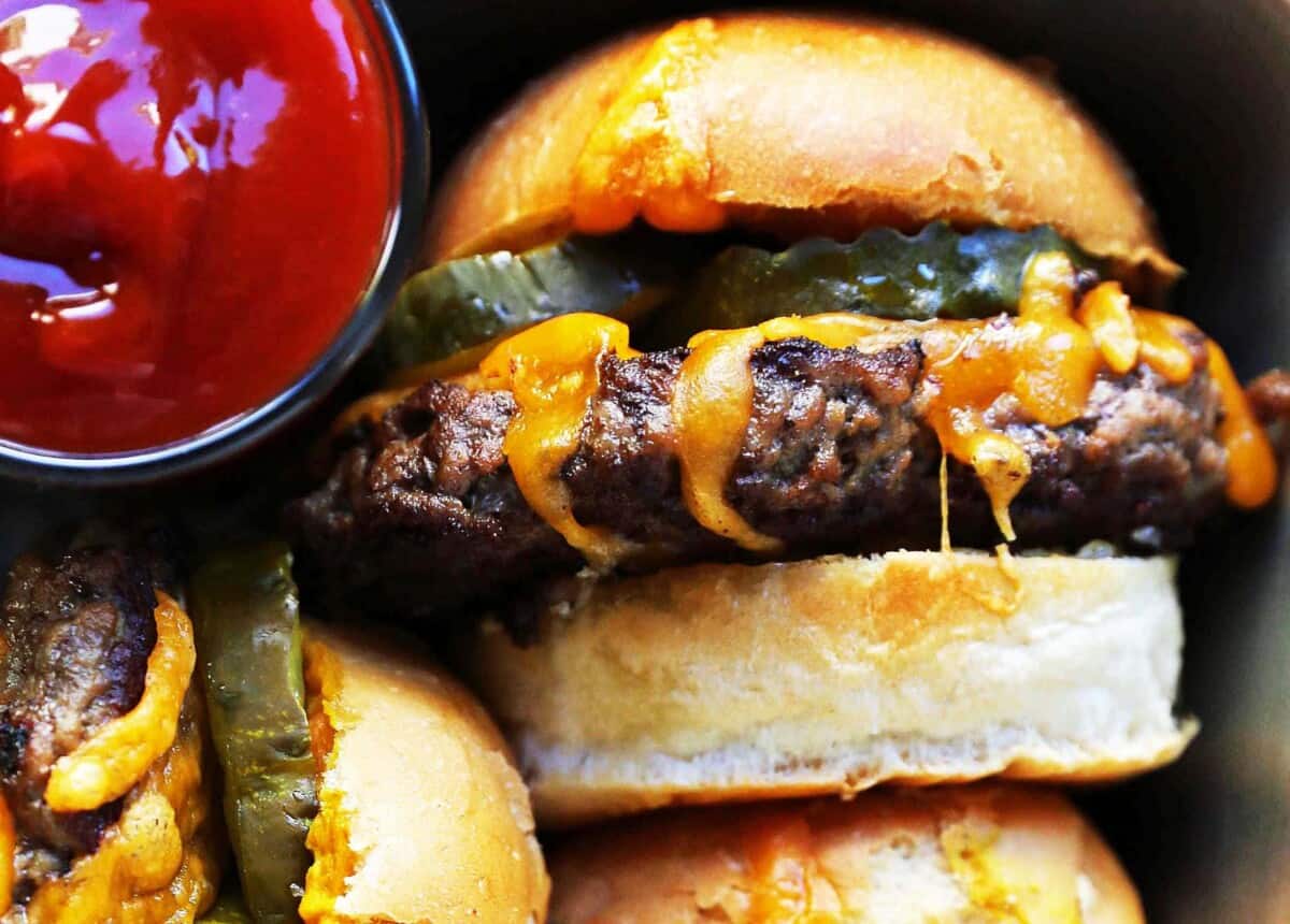 Cheeseburger Sliders Modern Honey