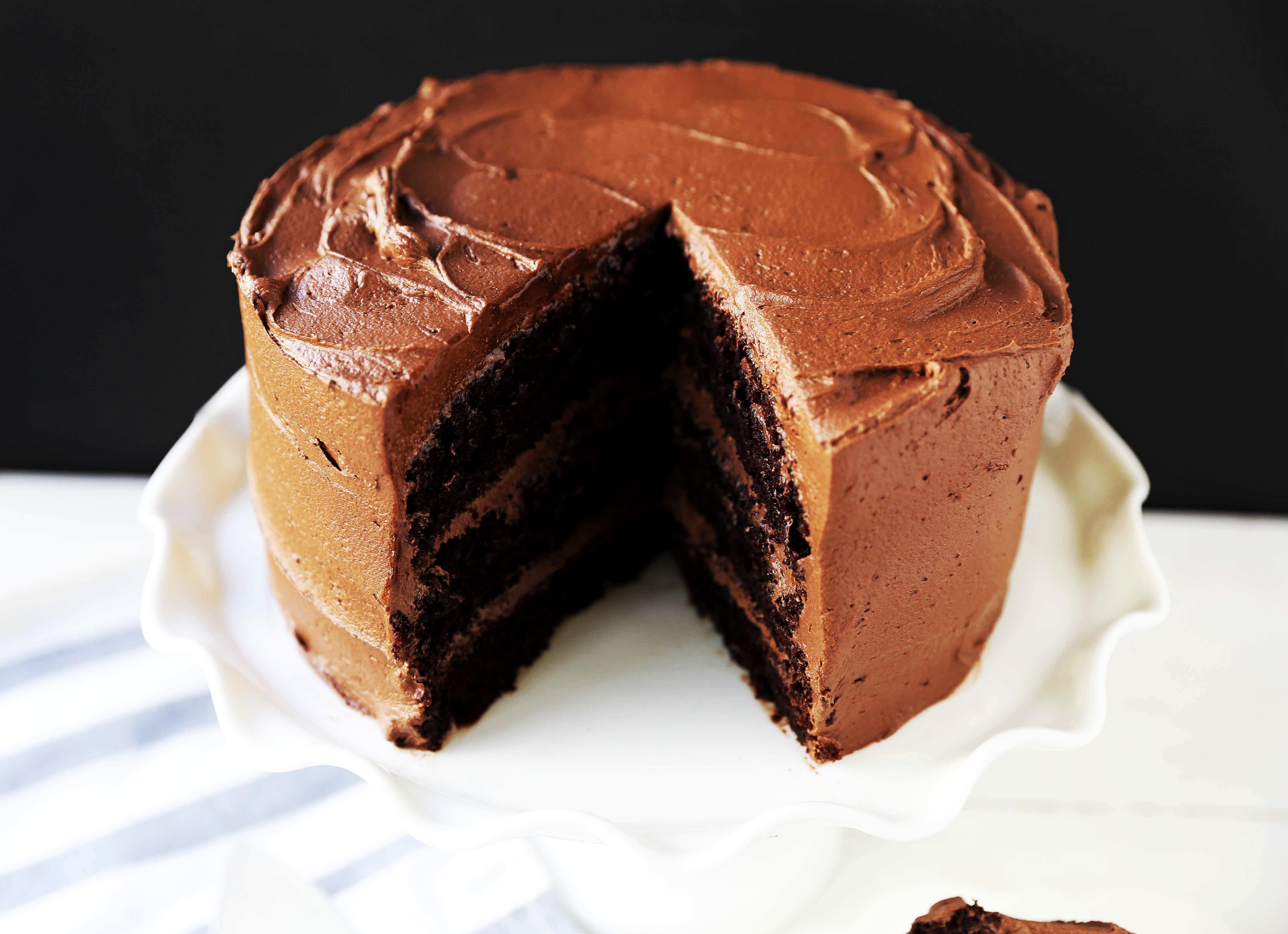 Love At First Sight Chocolate Cake Modern Honey