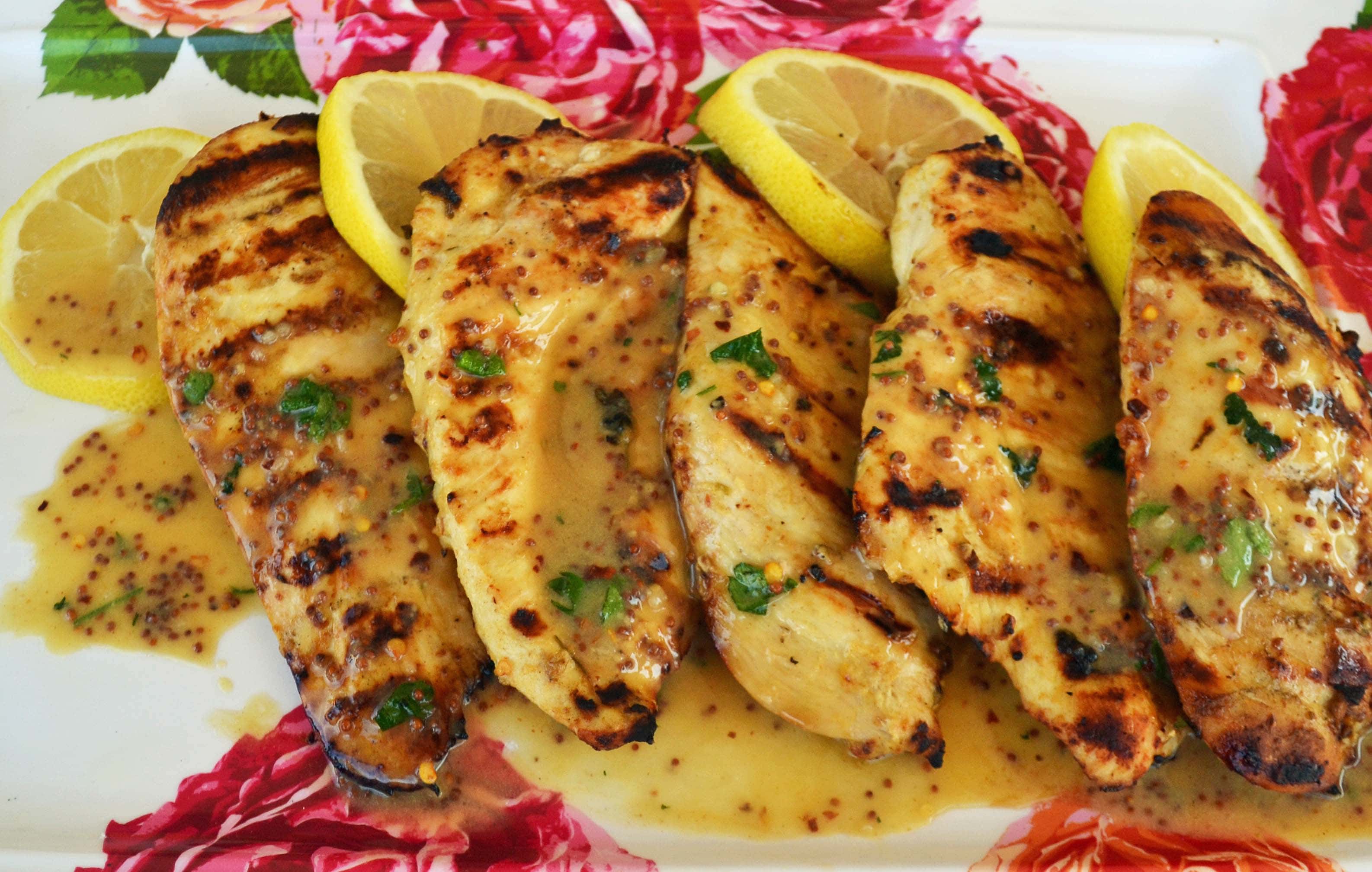 Lemon Honey Dijon Grilled Chicken Modern Honey