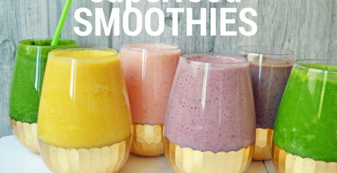 6 Healthy Superfood Smoothies by Modern Honey - www.modernhoney.com