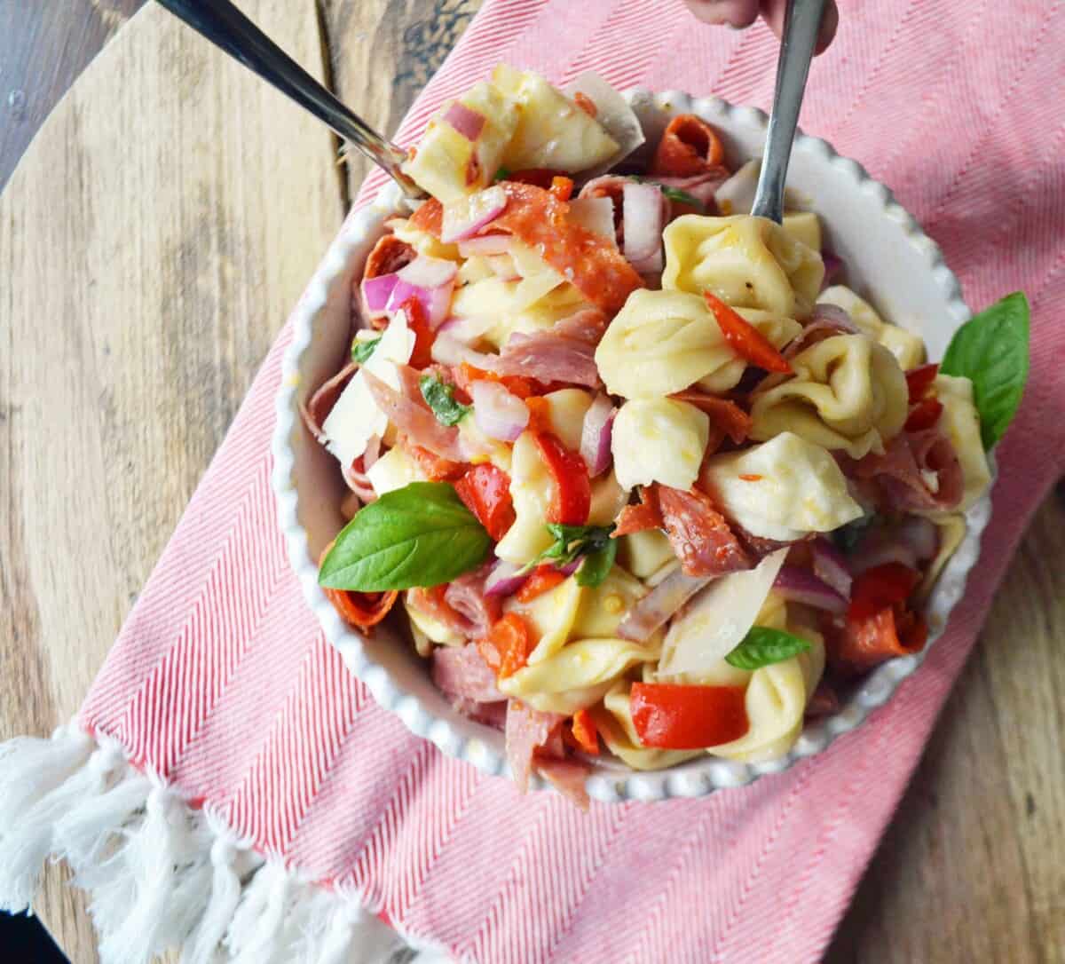 Antipasto Tortellini Pasta Salad – Modern Honey