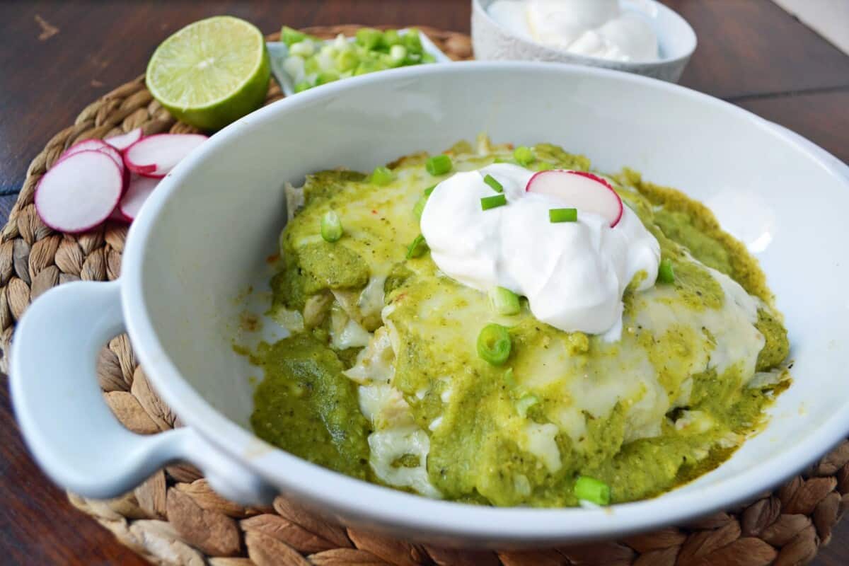 Chicken Enchiladas Verdes – Modern Honey