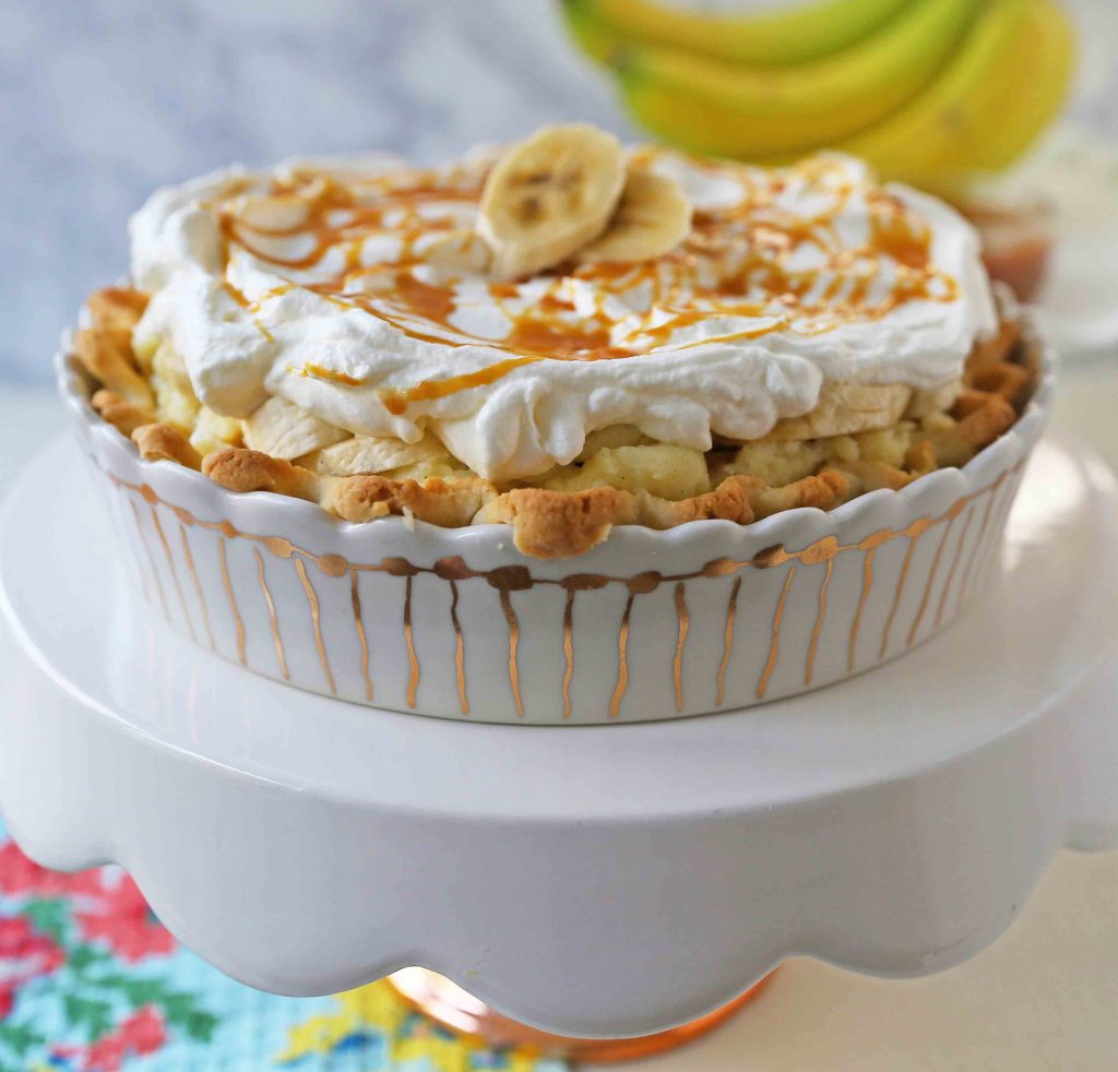 Salted Caramel Banana Cream Pie – Modern Honey