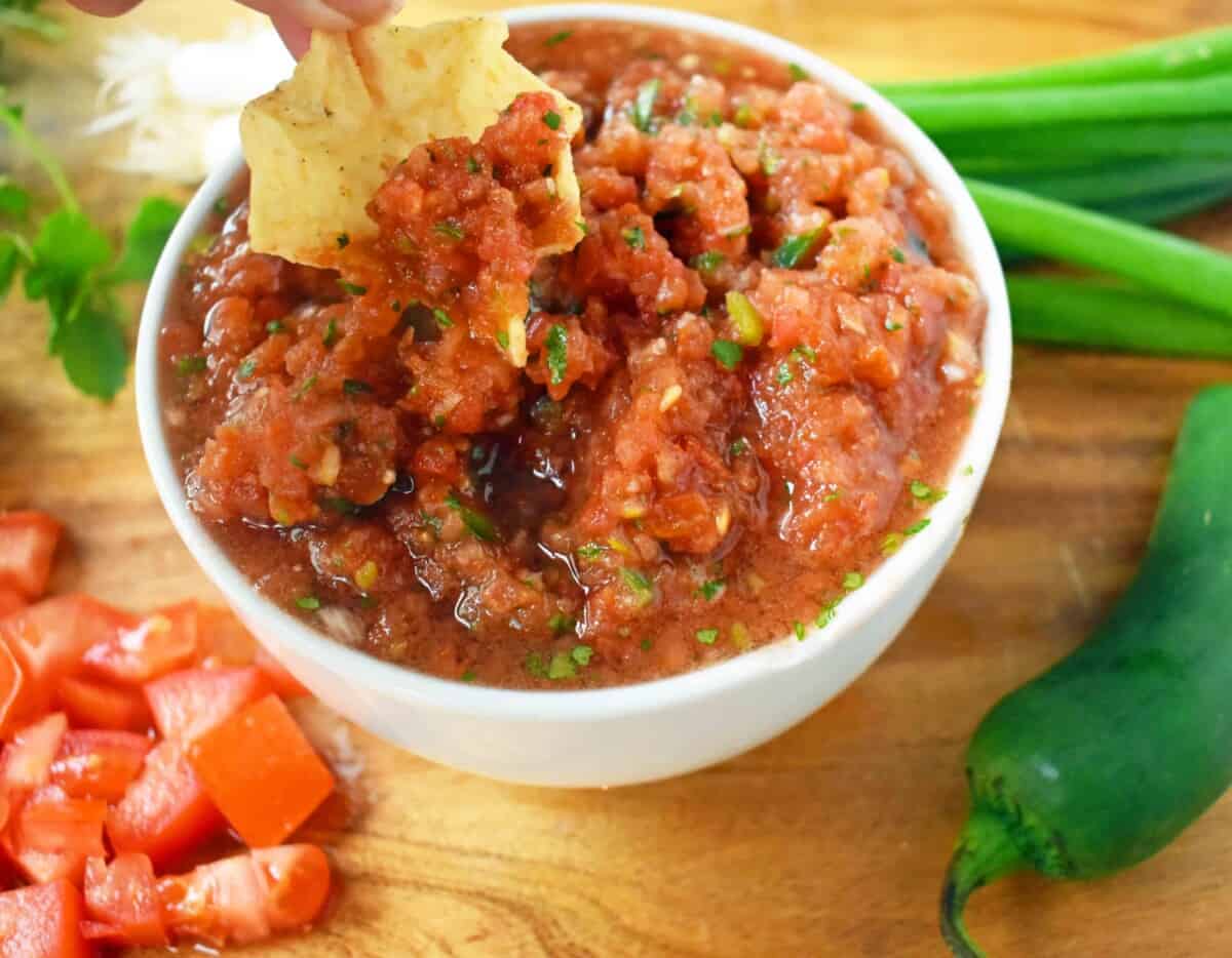 Homemade Restaurant Style Salsa – Modern Honey