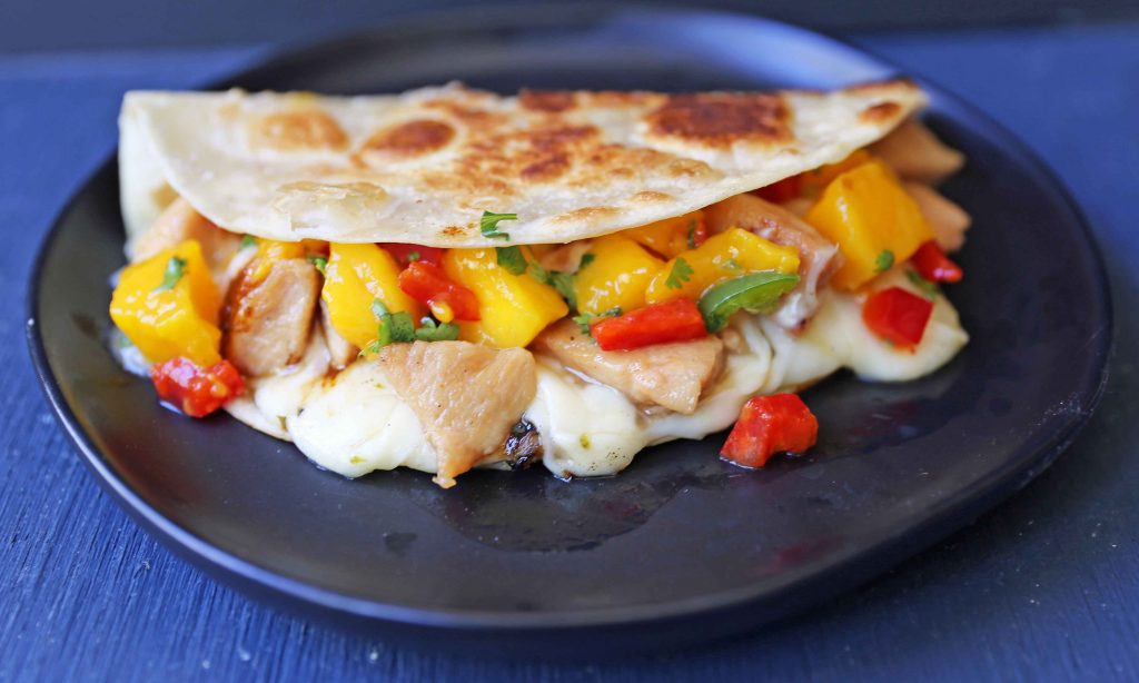 Chicken Mango Quesadillas – Modern Honey