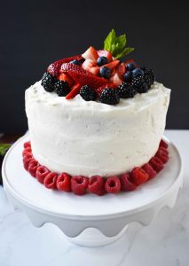 Berry Chantilly Cream Cake Modern Honey