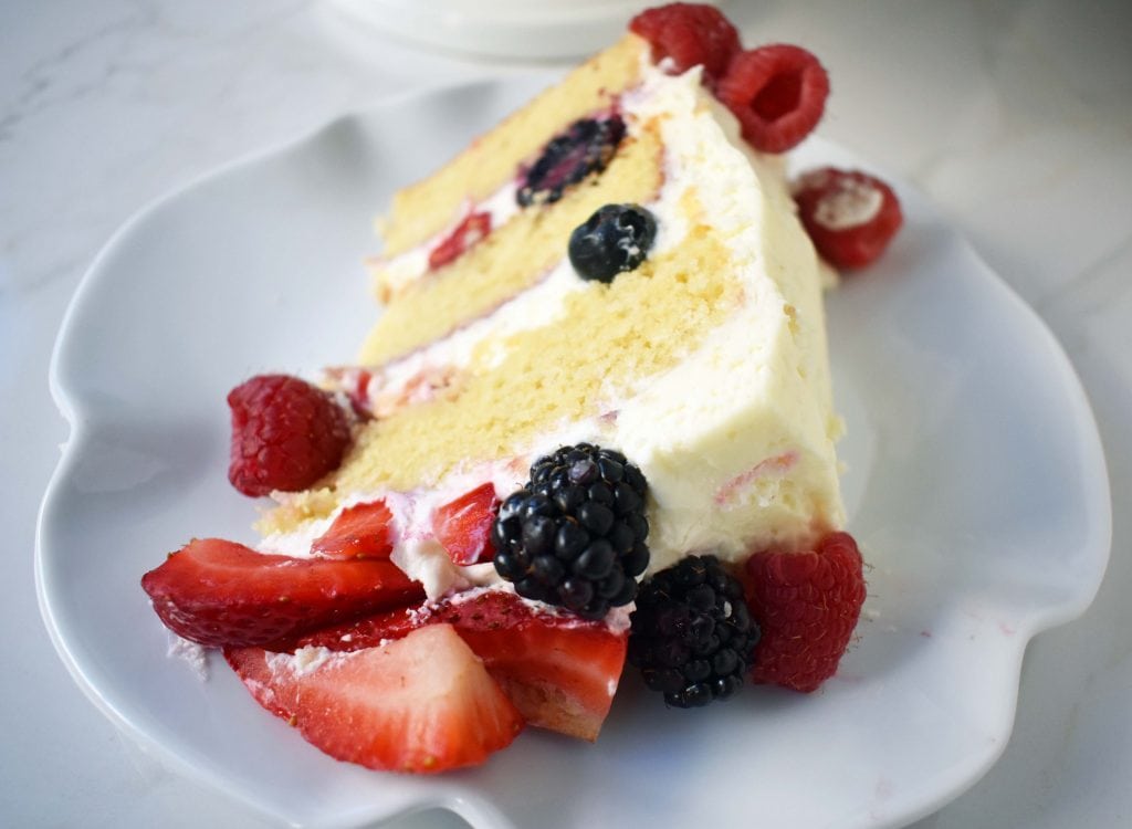 Berry Chantilly Cream Cake