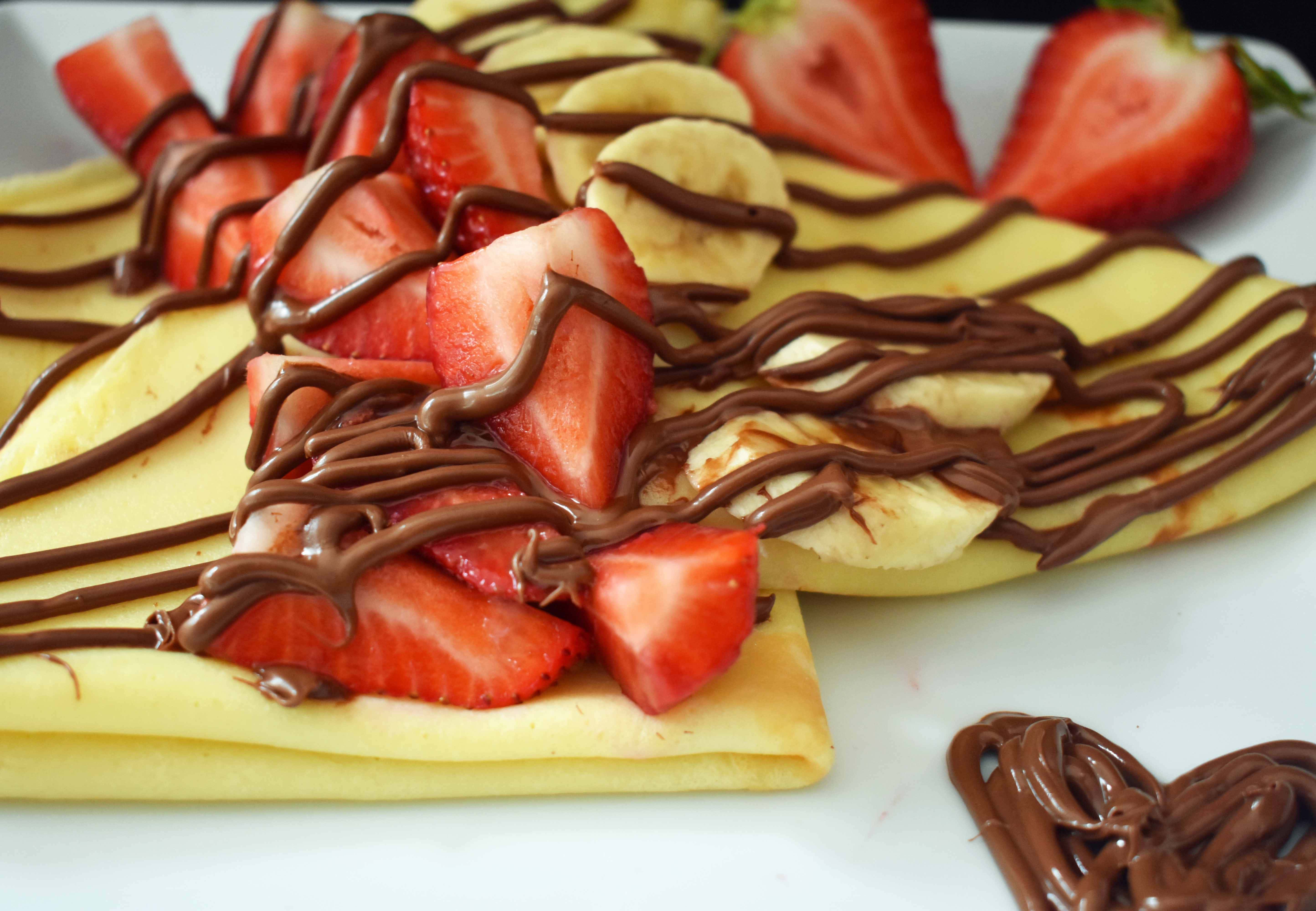 Perfect Crepes Recipe With Strawberries And Nutella Modern Honey