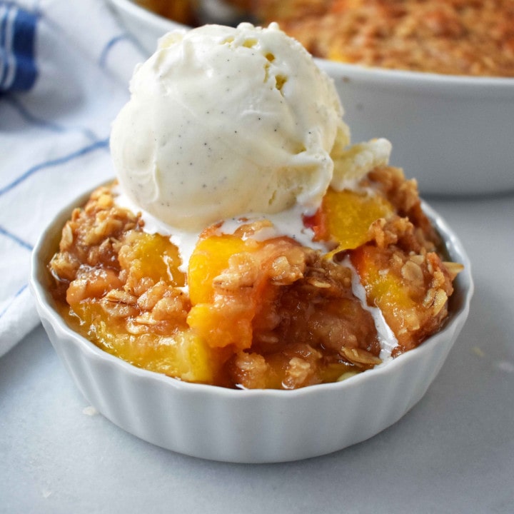 Nectarine Brown Sugar Crisp – Modern Honey