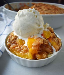 Nectarine Brown Sugar Crisp – Modern Honey