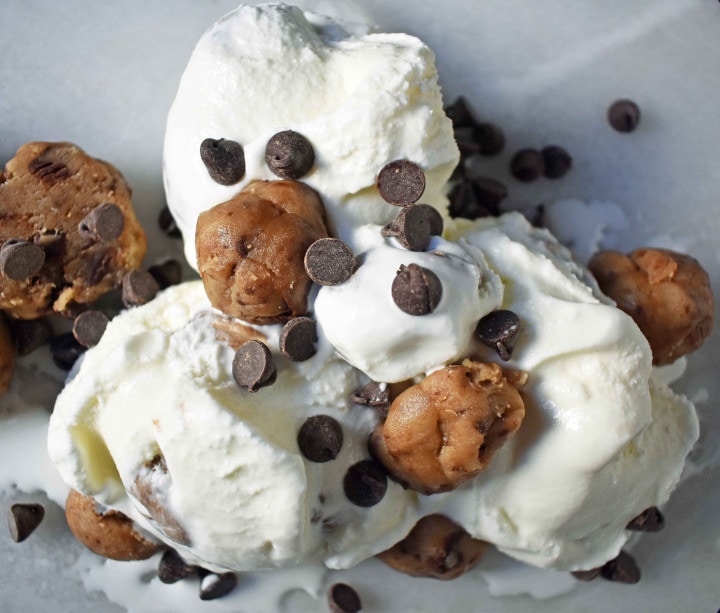 Homemade Chocolate Chip Cookie Dough Ice Cream Modern Honey