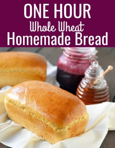 Best Homemade One Hour Whole Wheat Bread – Modern Honey