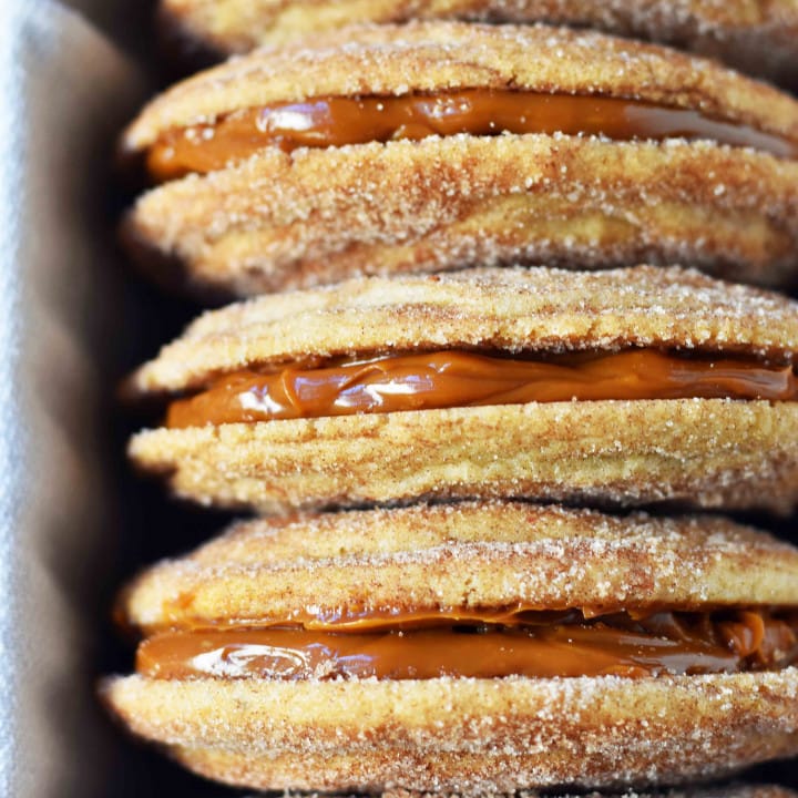 Dulce de Leche Cinnamon Sandwich Cookies – Modern Honey