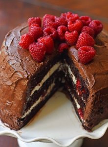 Chocolate Raspberry Cake – Modern Honey