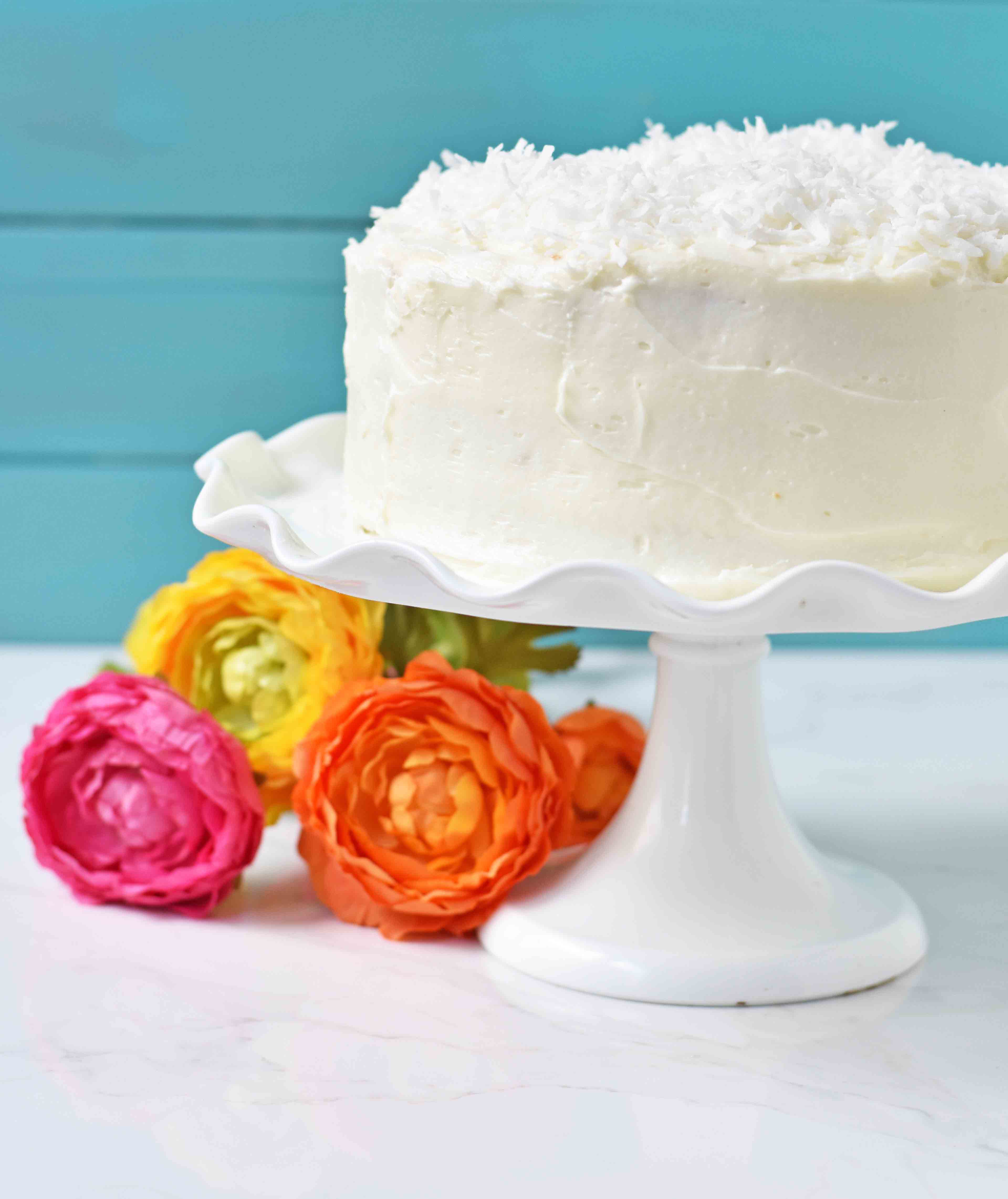 Best Coconut Layer Cake Recipe - How To Make Coconut Layer Cake