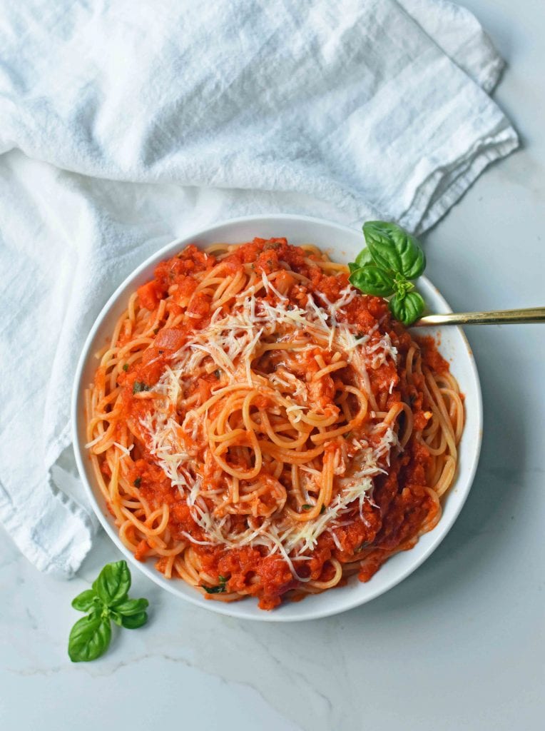 Homemade Marinara Spaghetti Sauce – Modern Honey