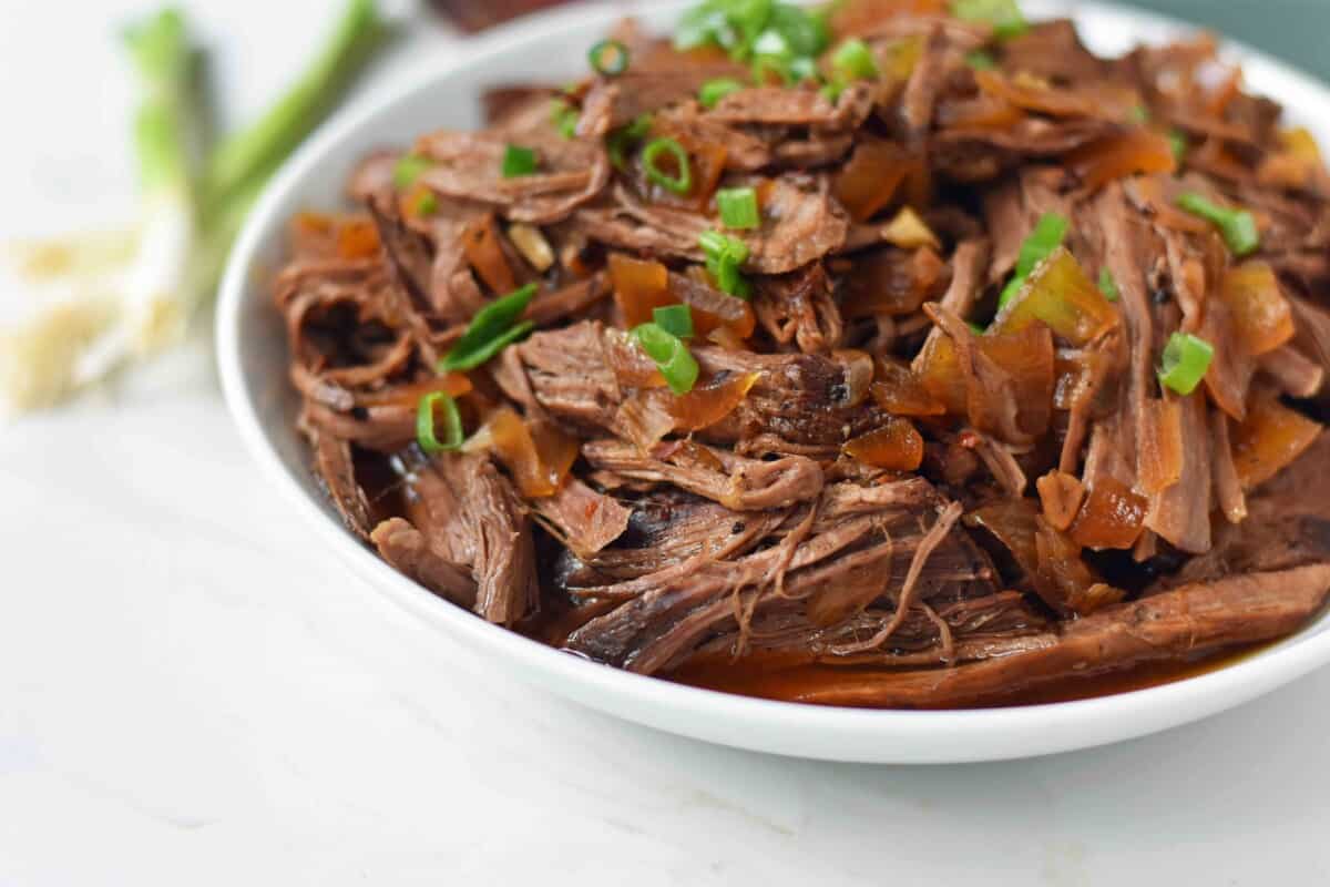 Slow Cooker Honey Balsamic Beef Recipe Modern Honey