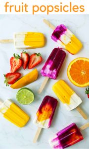 Homemade Fruit Popsicles – Modern Honey