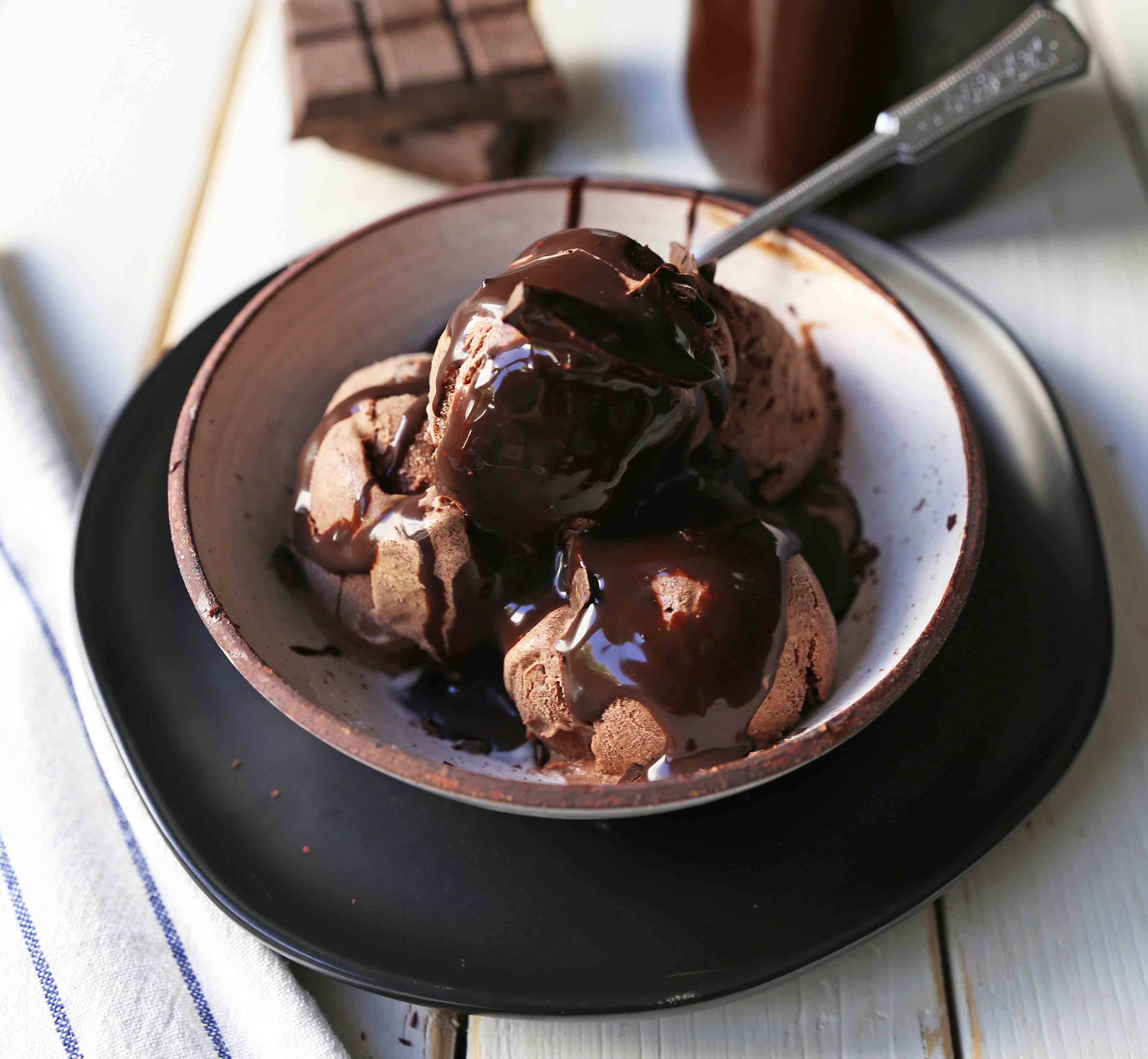 Homemade Chocolate Ice Cream 1 