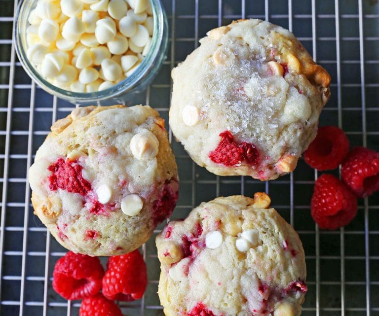 Raspberry White Chocolate Muffins – Modern Honey