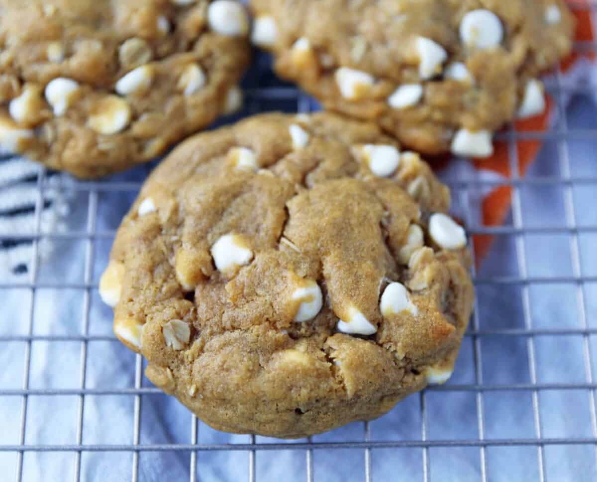 Pumpkin White Chocolate Chip Cookies Modern Honey