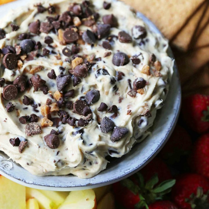 Chocolate Chip Cookie Dough Dip – Modern Honey