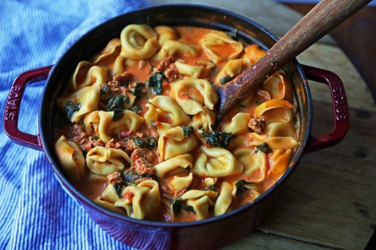 Creamy Sausage Tortellini Soup – Modern Honey