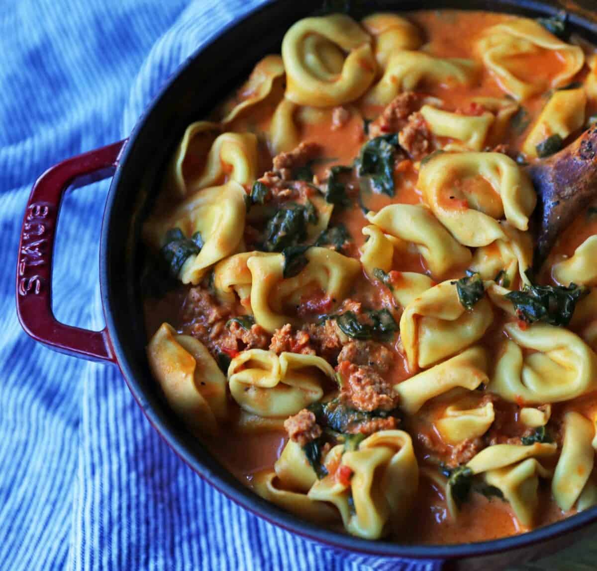 Creamy Sausage Tortellini Soup – Modern Honey