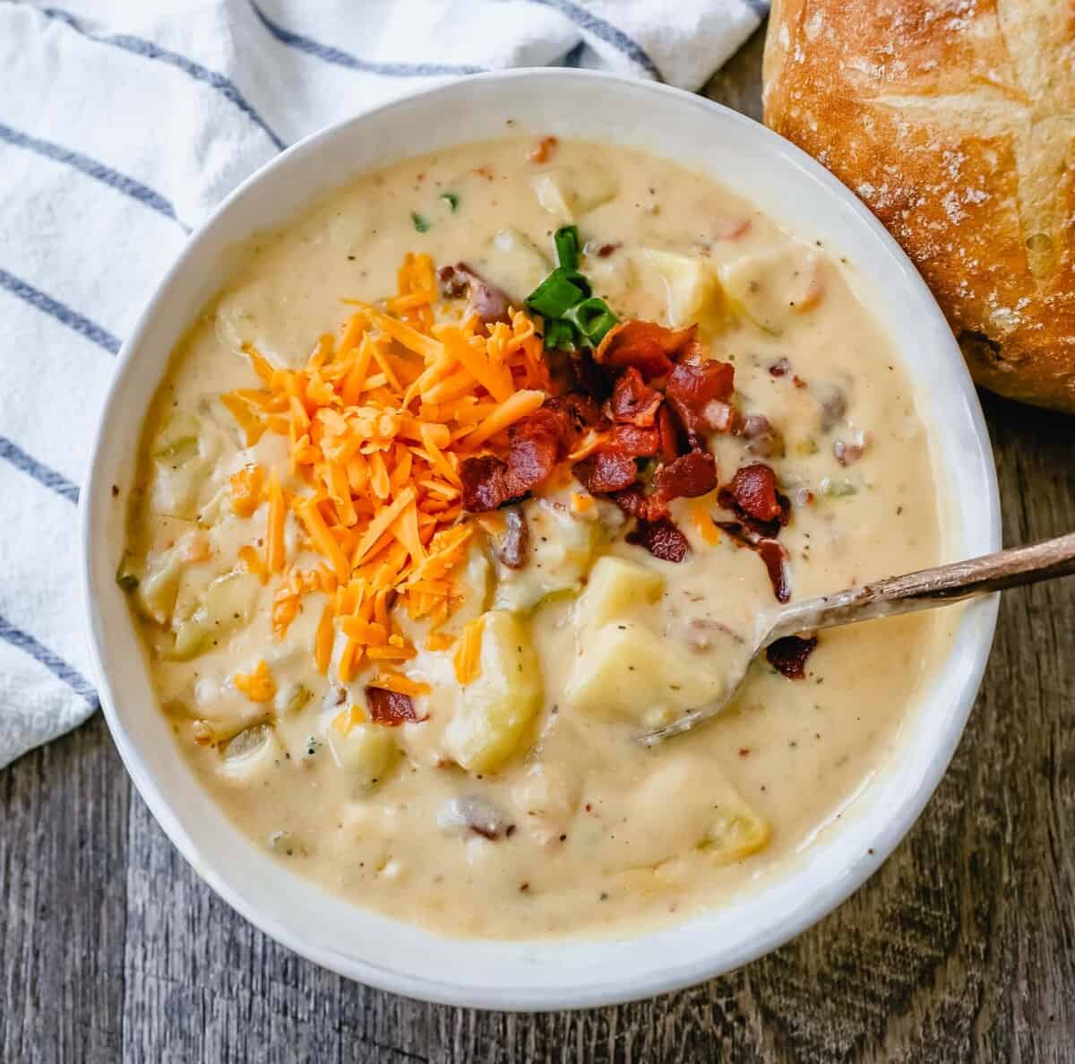 Baked Potato Soup – Modern Honey