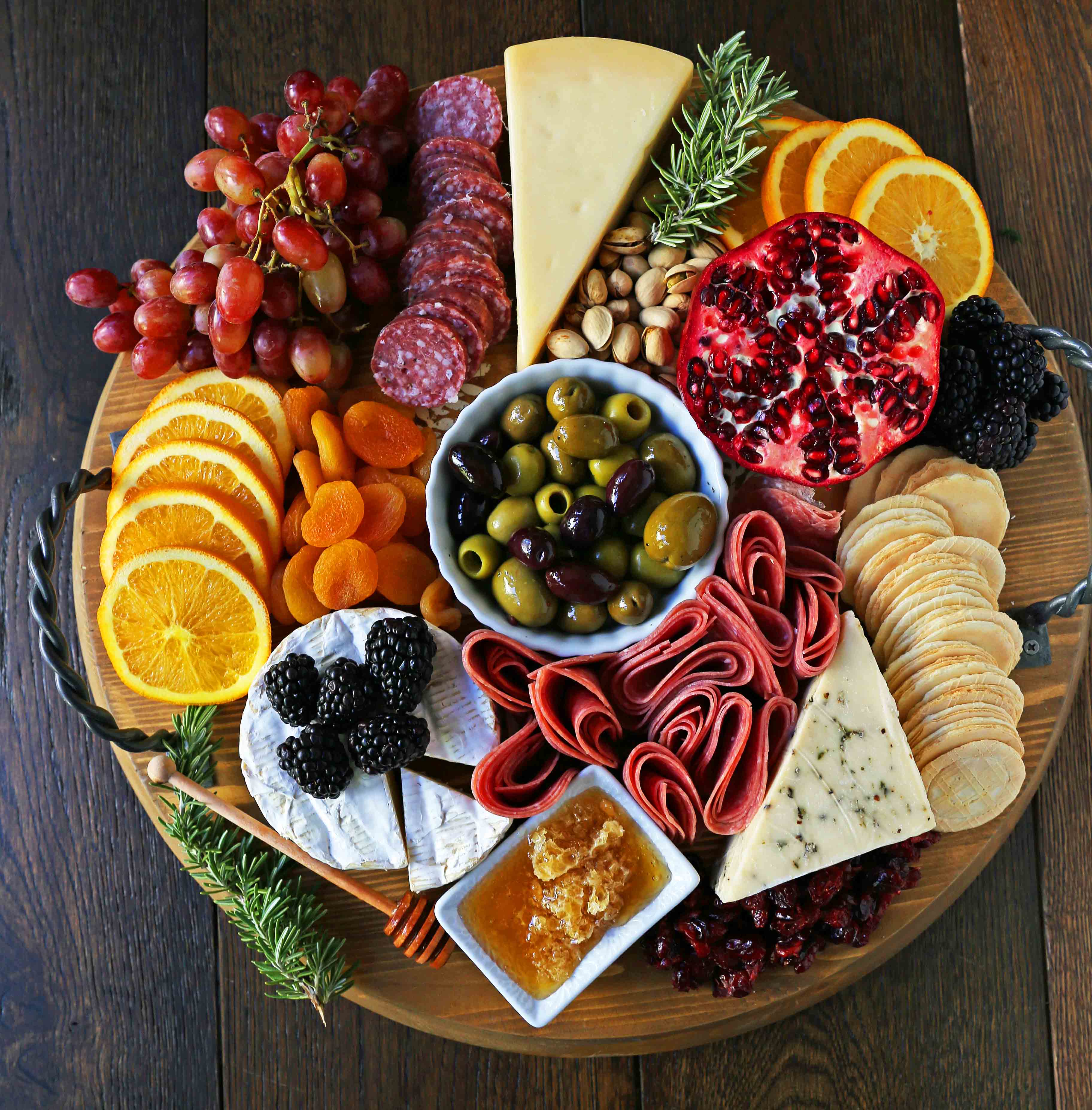 winter fruit tray