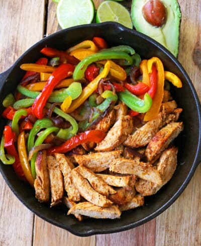 Chicken Fajitas – Modern Honey