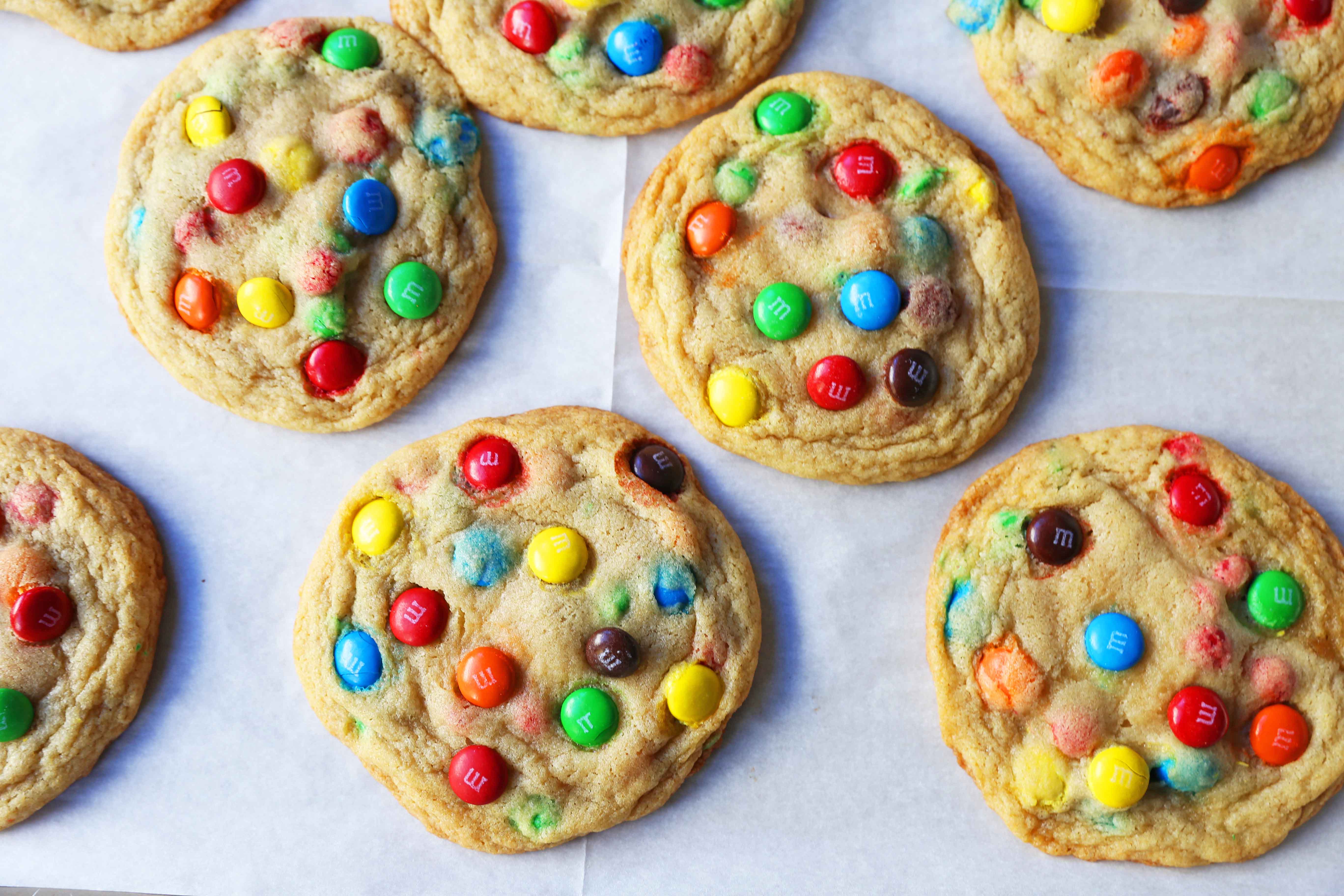 M&M Cookies + Video {The BEST Recipe!}