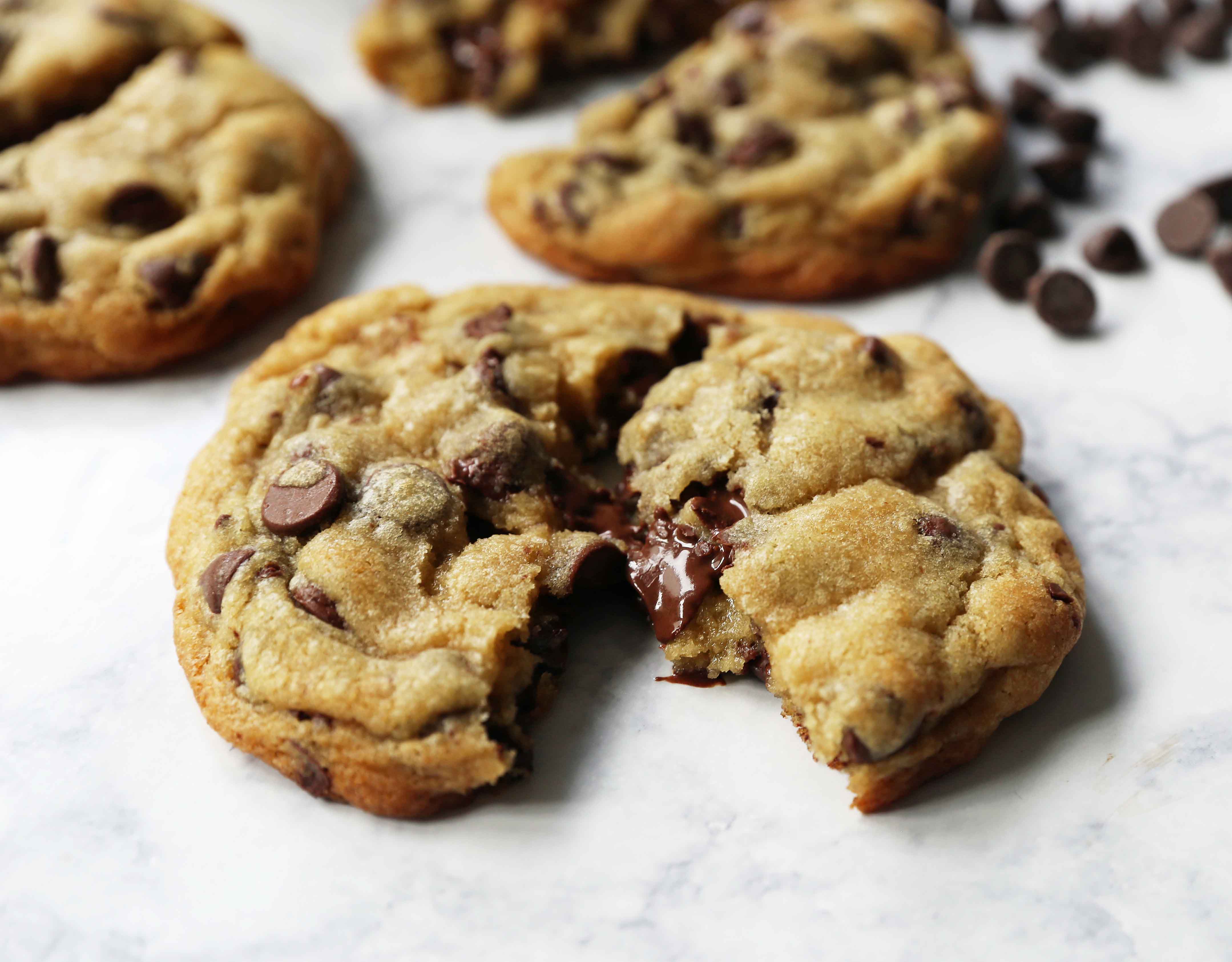 Soft and Chewy Mini Chocolate Chip Cookies - Just a Taste