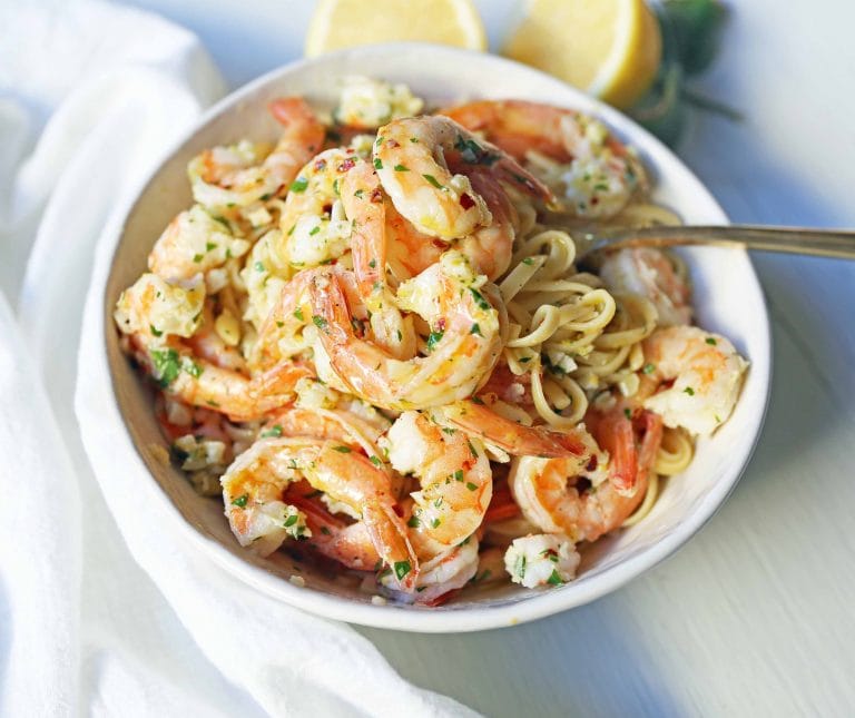 Shrimp Scampi Linguine – Modern Honey