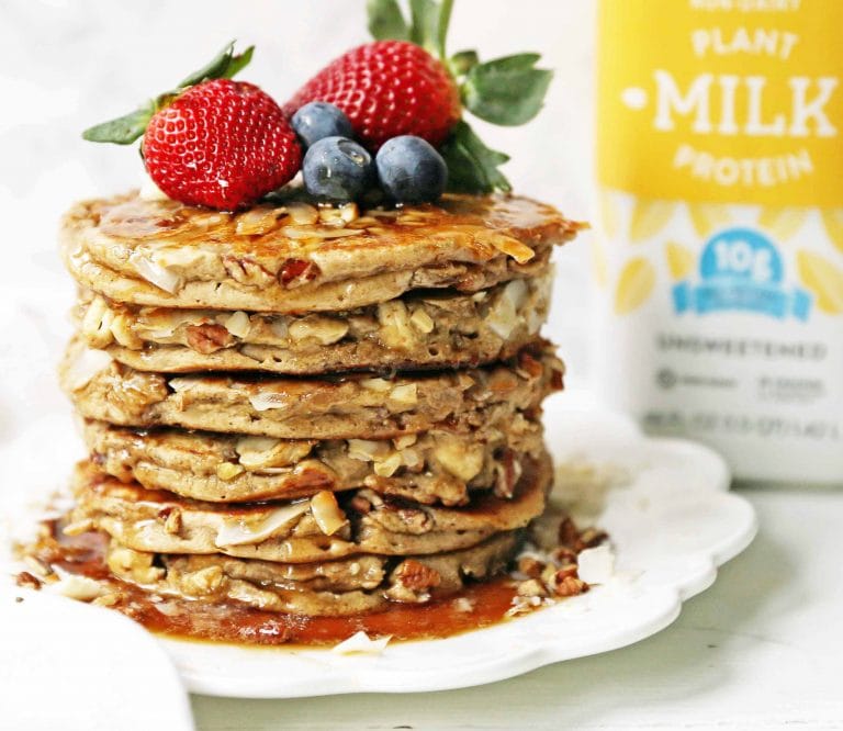 Nutty Granola Pancakes – Modern Honey