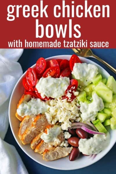 Greek Chicken Bowls – Modern Honey