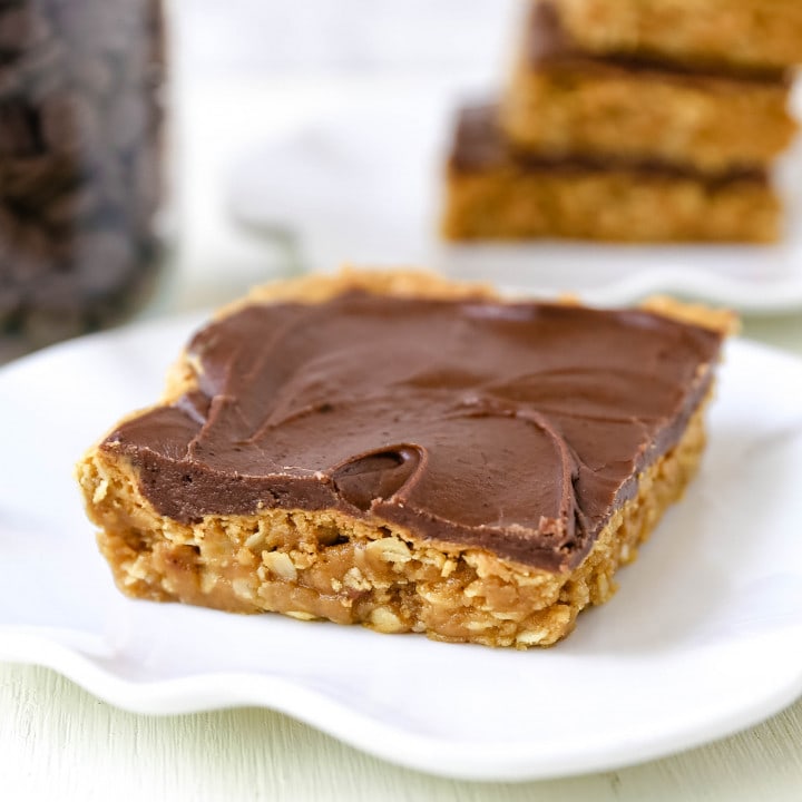 Chocolate Peanut Butter Cookie Bars – Modern Honey