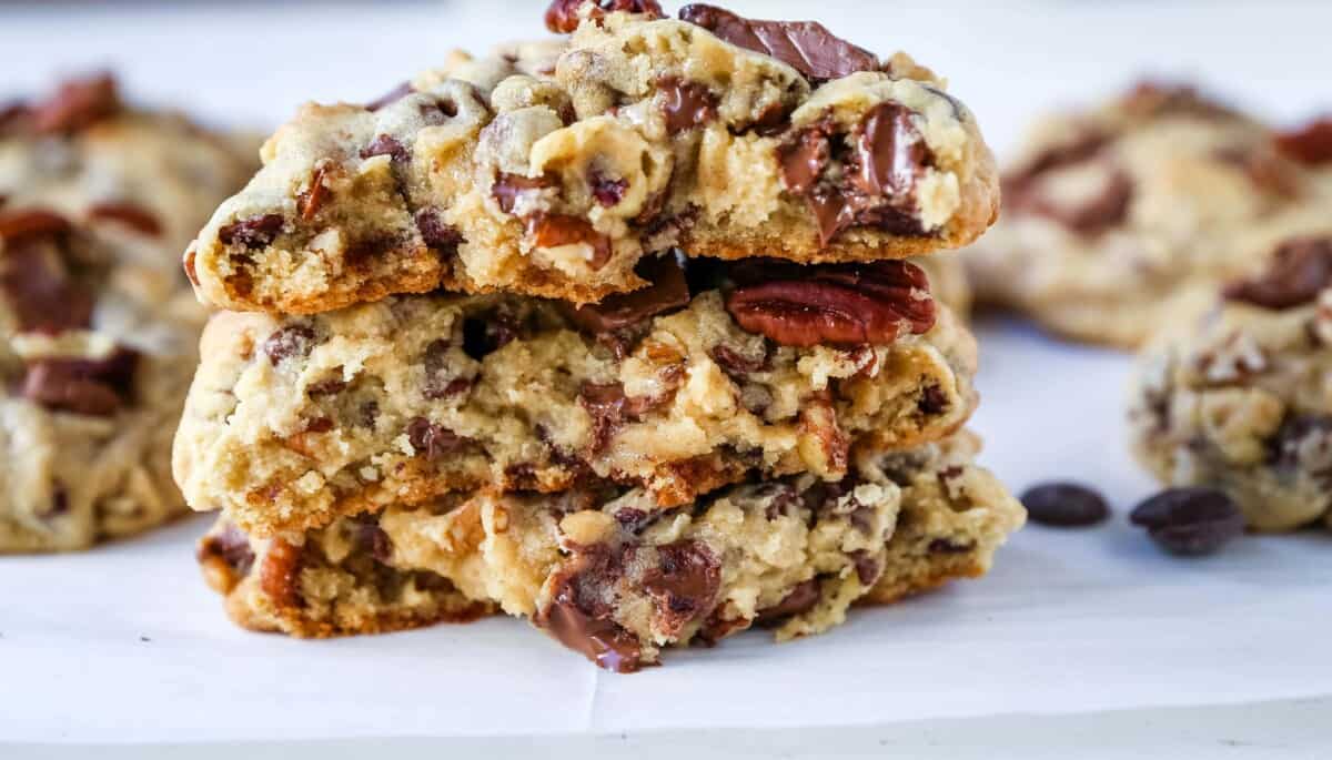 Bakery-style Milk Chocolate Pecan Cookies – Modern Honey