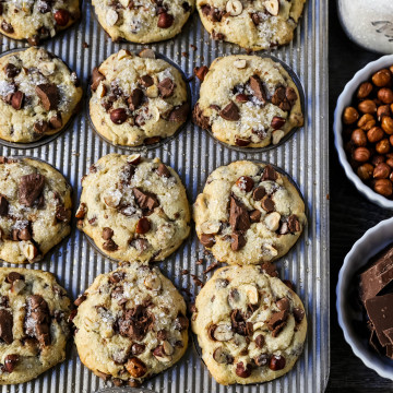 Chocolate Chip Hazelnut Muffins – Modern Honey