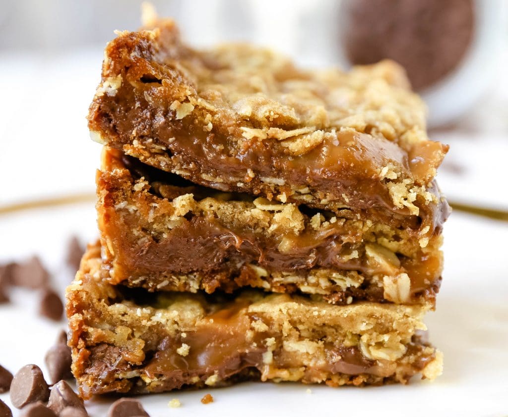 Caramelitas Chocolate Caramel Oatmeal Bars – Modern Honey