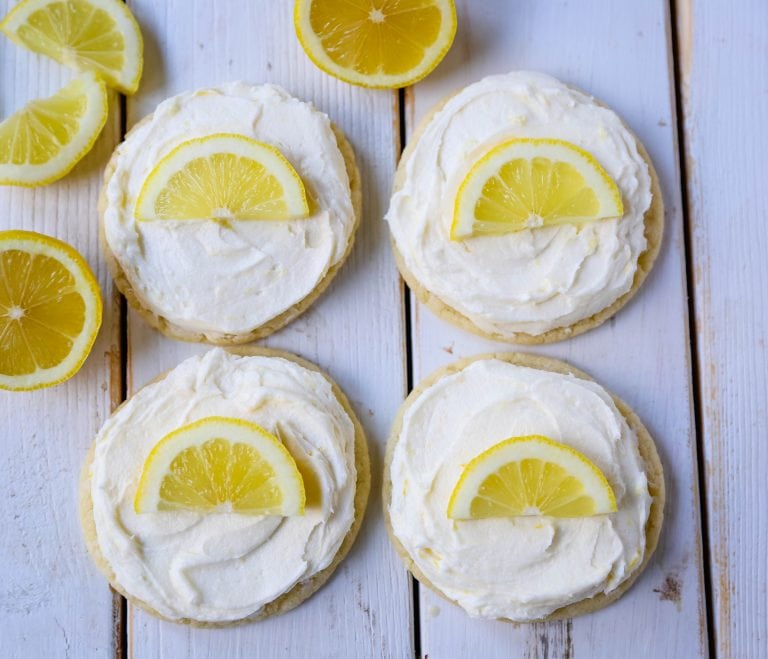 Frosted Lemon Cookies – Modern Honey