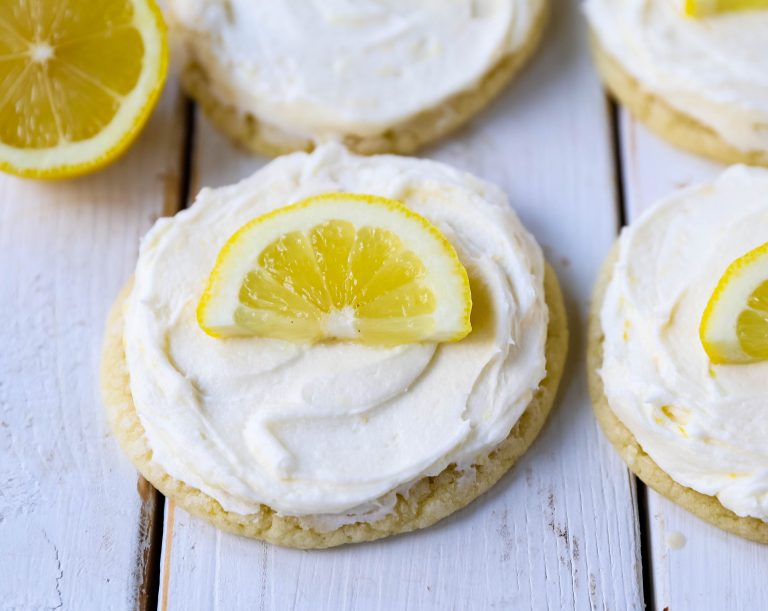 Frosted Lemon Cookies – Modern Honey