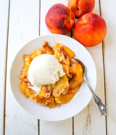 Peach Dump Cake – Modern Honey