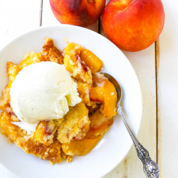 Peach Dump Cake – Modern Honey