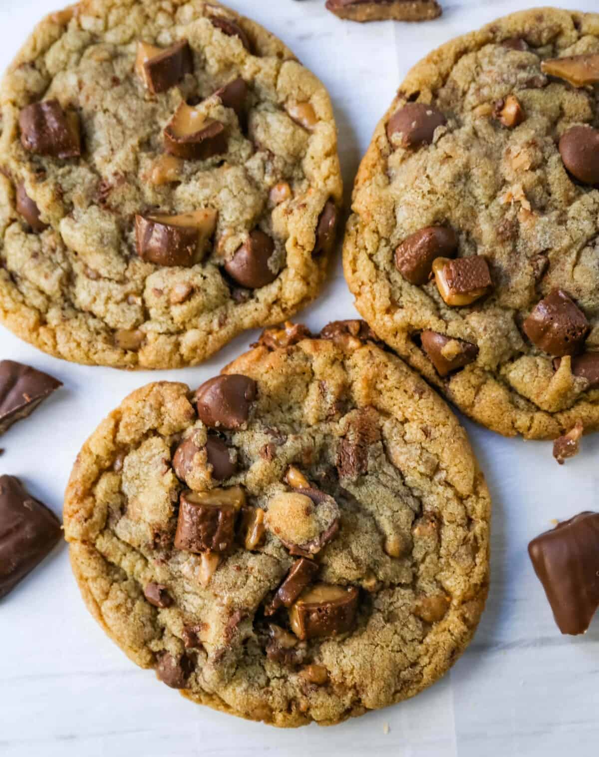 Milk Chocolate Toffee Cookies – Modern Honey