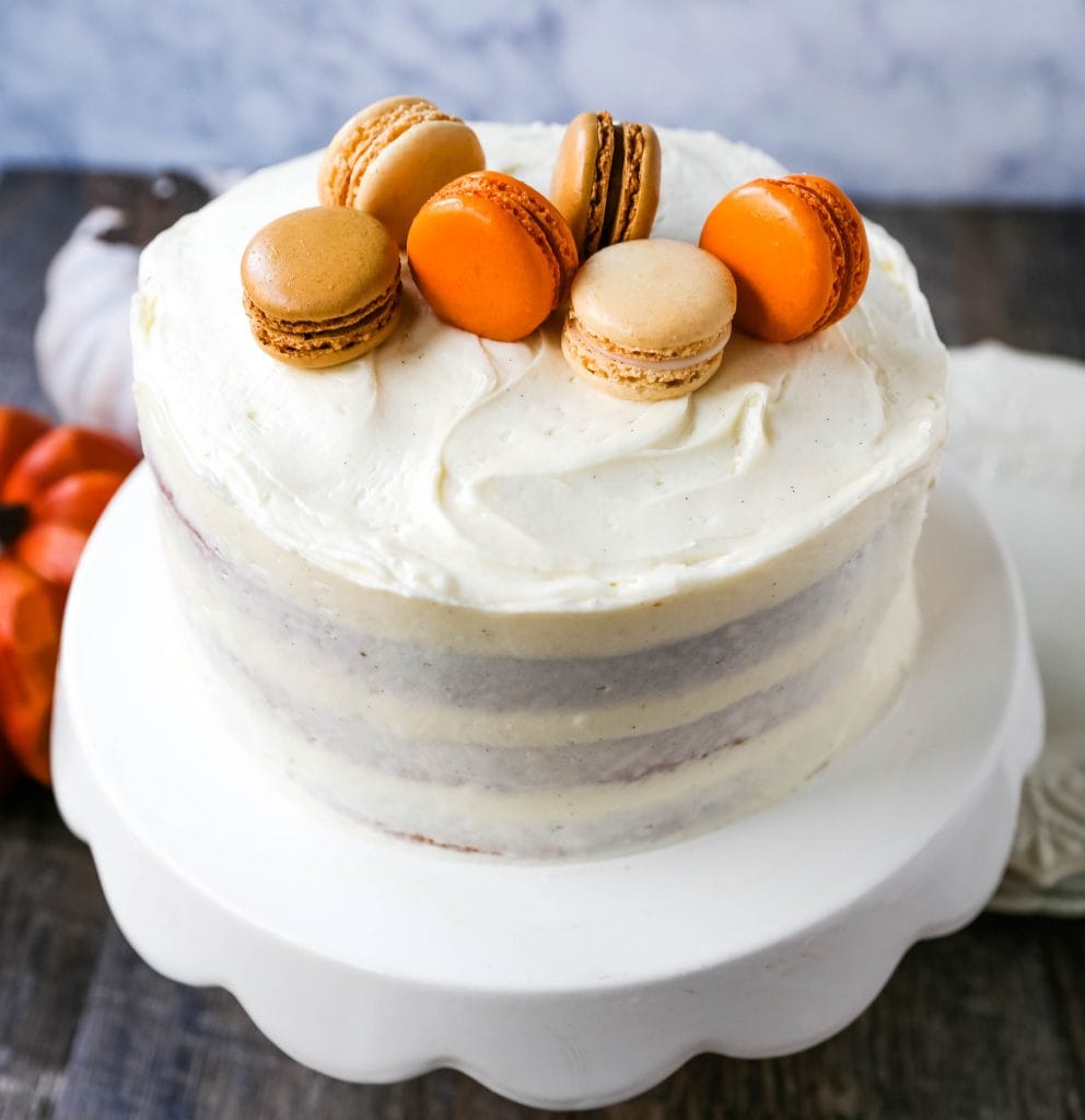 Pumpkin Cake with Cream Cheese Frosting – Modern Honey