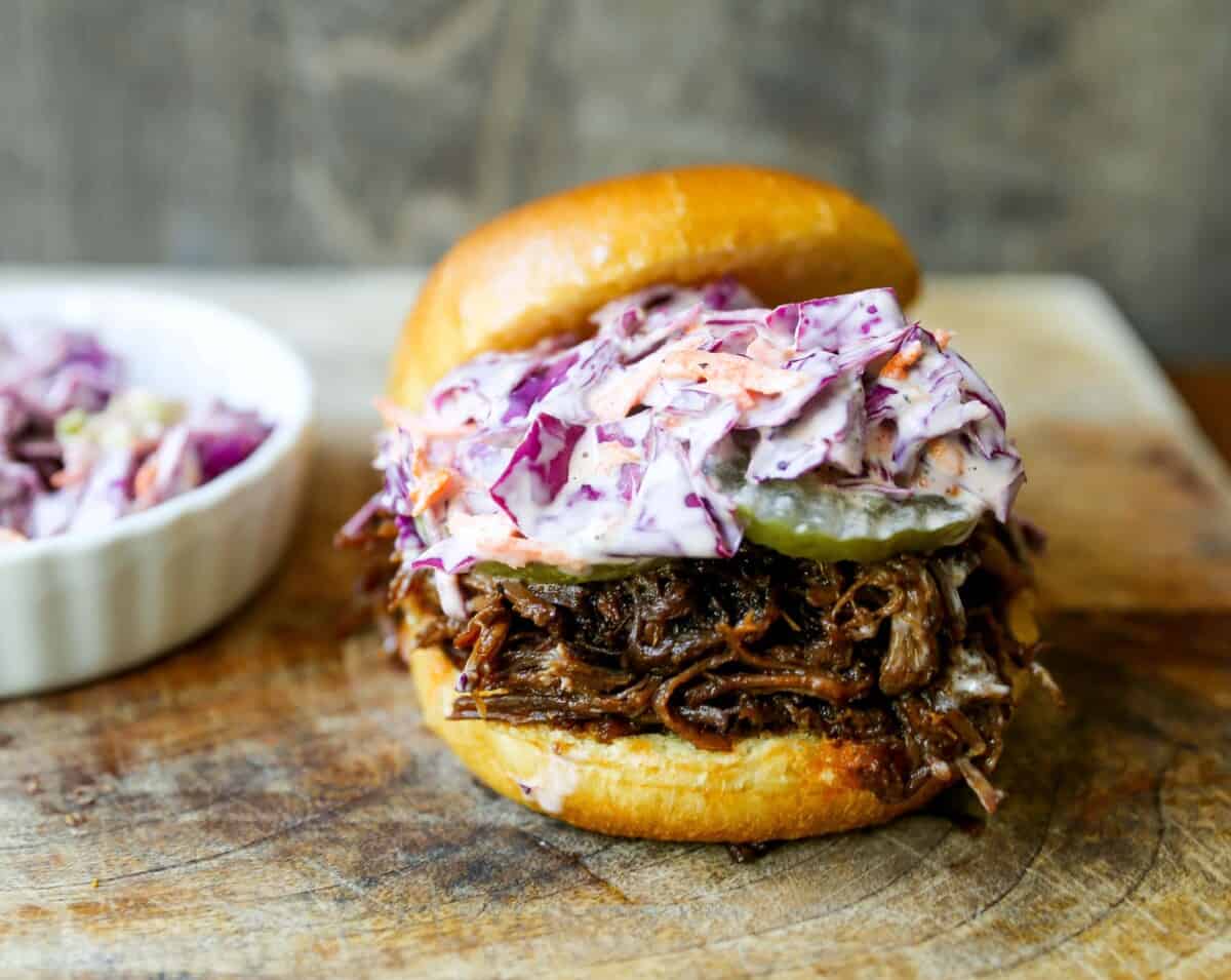 Slow Cooker BBQ Beef Sandwiches – Modern Honey