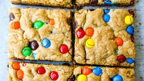 borrowed heaven: Loaded M&M's® Cookie Bars