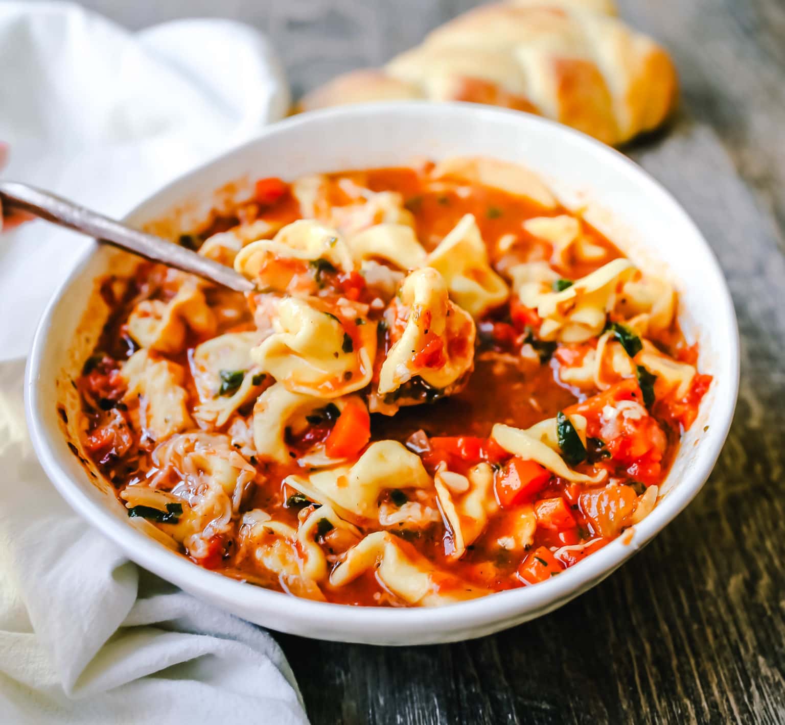 Vegetable Tortellini Soup – Modern Honey